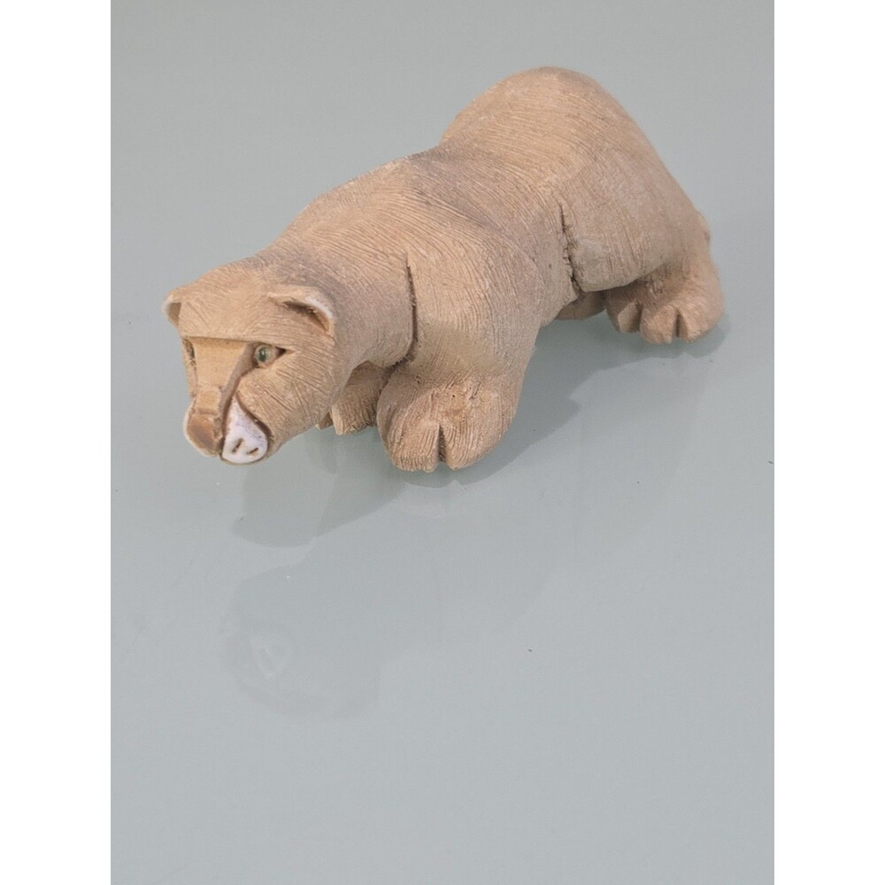 Artesania Rinconada Mountain Lion Figurine Uruguay